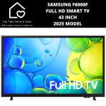 Samsung F6000F Full HD Smart Tv - 43 Inch 2025 Model