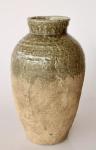 Green & Beige Cement Vase – 45X24CM