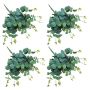 Beautiful Artificial Eucalyptus Leaf Bunch - 50CM - 4 Pack