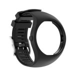 For Polar M200 Texture Silicone Replacement Strap Watchband One Size Black