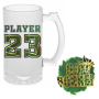 Player 23 - Frosted Beer Mug
