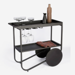 Emerging Creatives Stockholm Drinks Caddy - Midnight Black