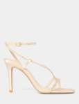 Andi Asymmetrical Occasion Heel Sandal - 41 Nude