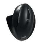 Port Connect Ergonomic Mouse Bluetooth Bk Zoopateq