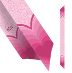 Pink Skinny Scarf
