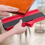 1PC Contour Gauge Profile Tool Adjustable Precisely Copy Irregular Shape Duplicator Outline Measuring Plastic Ruler For Corners