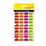 Mixed Colour Teachers Labels T labelsmix 200 Stickers