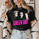 Green Day Pink Logo T-Shirt