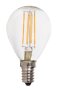 4W Warm White LED Filament Golf Ball E14 Ses Lampholder