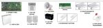 Paradox SP6000+ With K32LED Keypad 16 Zone -13 Piece Full Kit