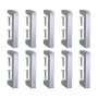 10 Cabinet Handles - Brushed Nickel - Brushed Nickel - 172MM