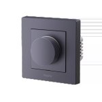 Dimmer Switch H2 Eu 2 In 1 With Neutral & No Neutral Grey Aq-ctrl-dim-sw-wall-g-aq-ctrl-dim-sw-wall-g