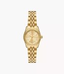 Lexington Three-hand Gold-tone Stainless Steel Woman's Watch MK4741