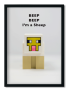 Decor Print Minecraft Sheep - Unframed Print A3