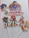 Cake Topper Cardboard – Sonic