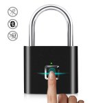 Fingerprint Padlock - Black