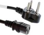 POW-STD-SINGLE-1M Iec 3PIN Single Power Cable 1M