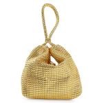 Goldair Gold Mesh Pouch Bag
