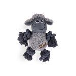 Afp Dog Toy Lambswool Cuddle Body Rope - Grey