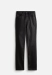 Slim Straight High Jeans - Black