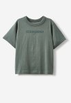Cotton On Jonny Short Sleeve Print Tee - Swag Green lets Roll