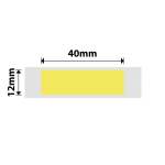 NB131 - - D11 D101 D110 H1S - 12X40MM - 160 Dark Yellow Labels