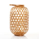 Wicker Patterned Lantern