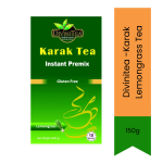 Karak Lemongrass Tea Instant Mix Hari Chah 150G - Strong Milky Tea With Fresh Citrus Lemongrass For Morning Energy Smooth Aromat