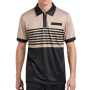 Men's Striped Polo Short Sleeve Shirt