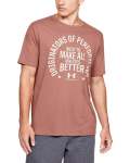 Men's Ua Make All Athletes Better Short Sleeve - Cedar Brown Sm
