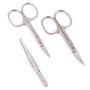 Set: Cuticle & Nail Scissors + Tweezers Bs 1990 Mc N-t