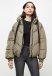 Hoodie Anorak Puffer Coat - Mink