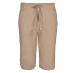 Drawstring Basic Shorts - Taupe L xl