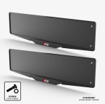 Audi Rs Number Plate Holder Set White For