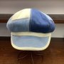 Blue Denim Patchwork Newsboy Hat Classic 8 Panels Newsboy Cap Cabbie Hats Unisex Octagonal Cap For Women & Men