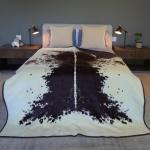 Belfiore Finesse - Nguni Choc ivory - 200 X 230 Cm Double