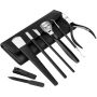 8-IN-1 Stainless Steel Manicure Kit For Dead Skin Callus Removal - Black