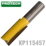 PRO-TECH Straight Bit 5 8' 15.9mm X 1 1 2' 38.1mm Cut 2 Flute With Bottom Cut