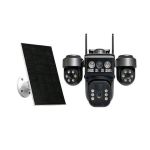 4G Solar Powered Outdoor Surveillance Camera Dual Light Ptz Night Vision
