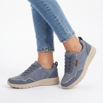 Pierre Cardin 2 Tone Sneaker - Denim - 8