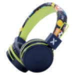 Blue Kids Foldable Bluetooth Headphones