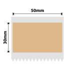 NB680 - - B1 B21 B3S B4 - 50X30MM - 230 Hardwood Labels