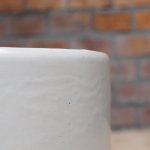 Cylinder Planter - 19CM Diameter White