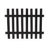 Picket Fence 1200 Cca Treated Pine Black