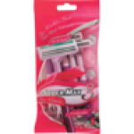 3 Triple Blade Disposable Razors For Women 5 Pack