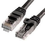 MicroWorld CAT5E 15MTR Black