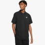 Nike Mens Short Sleeve Pique Golfer Black - 10XL