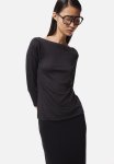 Boat-neck Top - Black