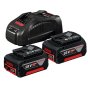 Bosch 2 X Gba 18V 5.0AH + Gal 1880 Cv Professional Starter Set