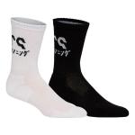 ASICS 2PPK Katakana Sock - 45243 Black White